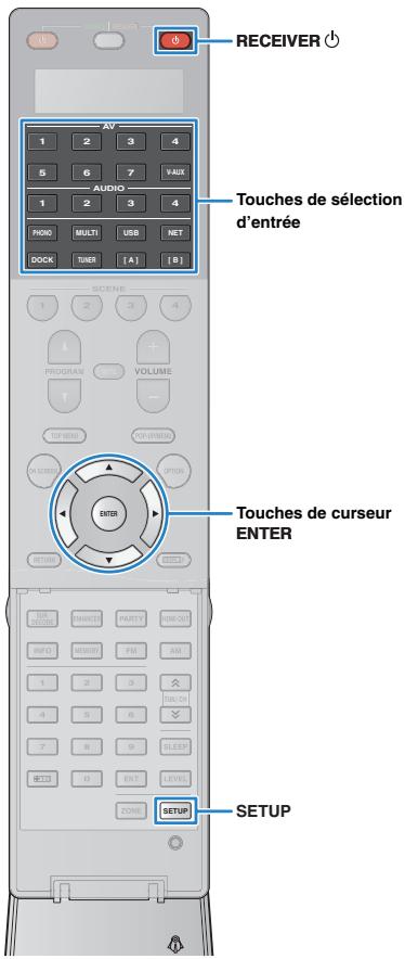 YAMAHA RX-A2010 - Appuyez sur l'une des touches suivantes pour selectionner un apparéil ou une scene. - 2