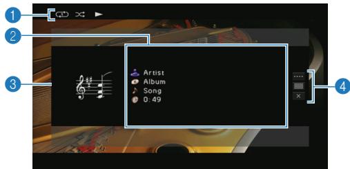 YAMAHA RX-A2010 - Écran de lecture - 1