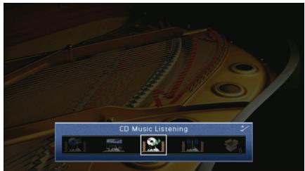 YAMAHA RX-A2010 - Configuration de la fonction SCENE (menu Scène) - 2