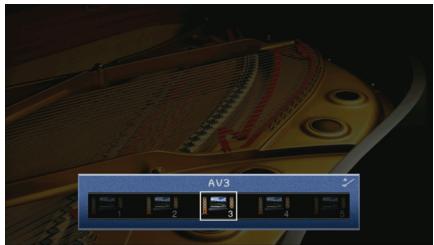YAMAHA RX-A2010 - Configuration des sources d'entrée (menu Entrée) - 2