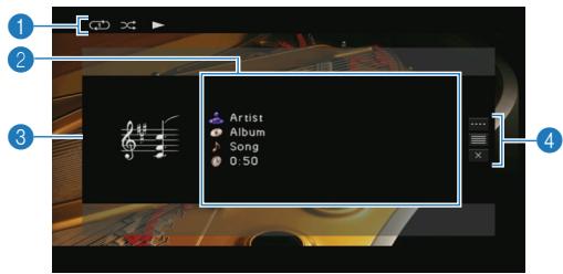 YAMAHA RX-A2010 - Écran de lecture - 1