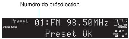 YAMAHA RX-A2010 - Enregistrement d'une station de radio - 1