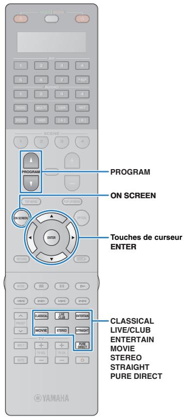 YAMAHA RX-A2010 - Configuration des attributions de scene - 3