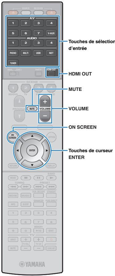 YAMAHA RX-V1073 - Messages d'avertissement - 2