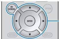 YAMAHA RX-V1073 - Configurez les réglages de l'unité. - 1