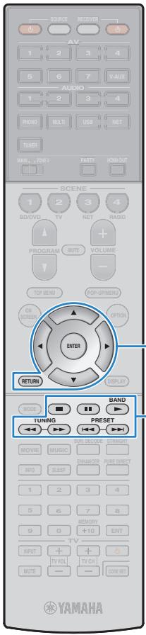 YAMAHA RX-V1073 - Sélectionnez un morceau et démarrez la lecture. - 1