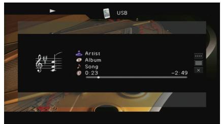 YAMAHA RX-V673 - Utilisez les touches de curseur pour sélectionner une option et appuyez sur ENTER. - 1