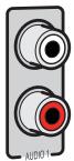 YAMAHA RX-V673 - Prises AUDIO - 1