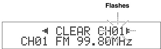 YAMAHA T-S500 - Press CLEAR. - 1
