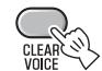 YAMAHA YAS-101, YAS-201 - Dialogen en stemmen op de tv helderder weergeven (Clear voice) - 1