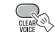 YAMAHA YAS-101,  YAS-201 - Escuchar los暄ogos y Narraciones del televisor con mas claridad (Clear voice) - 1