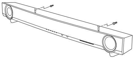 YAMAHA YAS201 - Attaching the unit to a wall - 3
