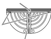 YAMAHA YHTS401 - Operation by the TV remote control is difficult (with the speaker beneath/under TV) - 2