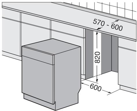 ARTHUR MARTIN ASF 65090 - Encastrement sous un comptoir - 2