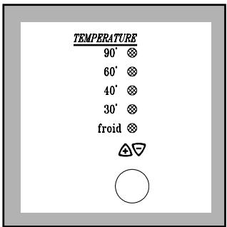 ARTHUR MARTIN AW 2100 AA - Choix de la température - 1