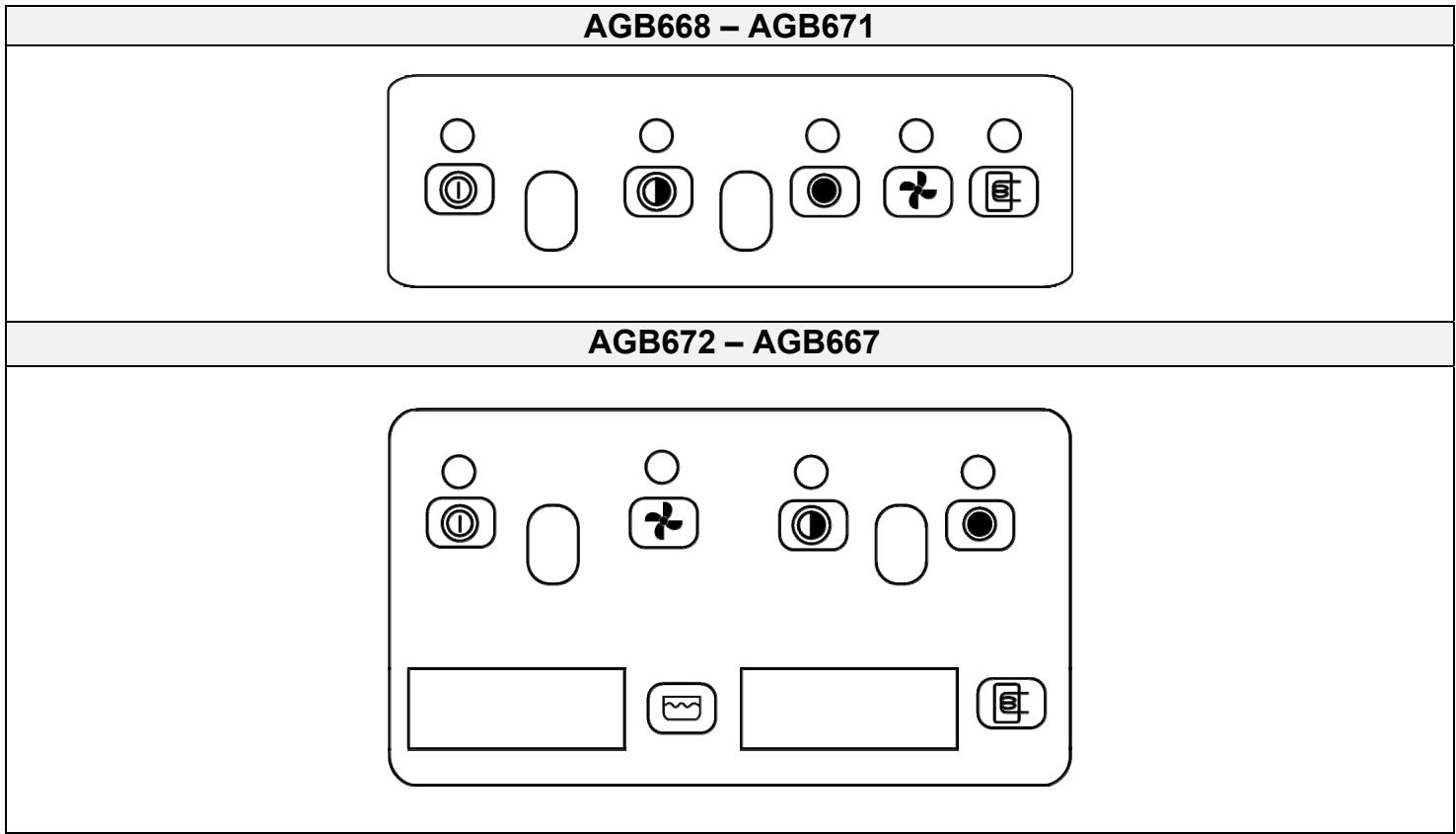 AGB668 - AGB671 AGB672 - AGB667