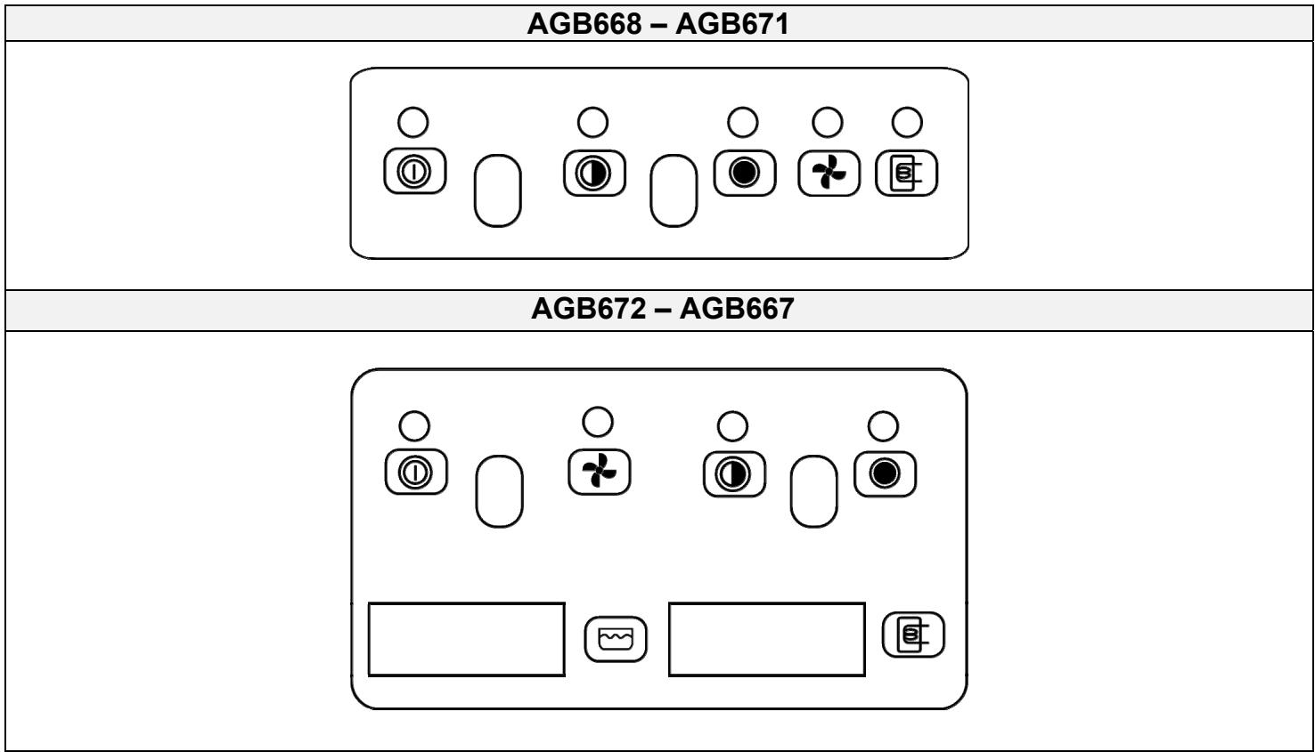 AGB668 - AGB671 AGB672 - AGB667