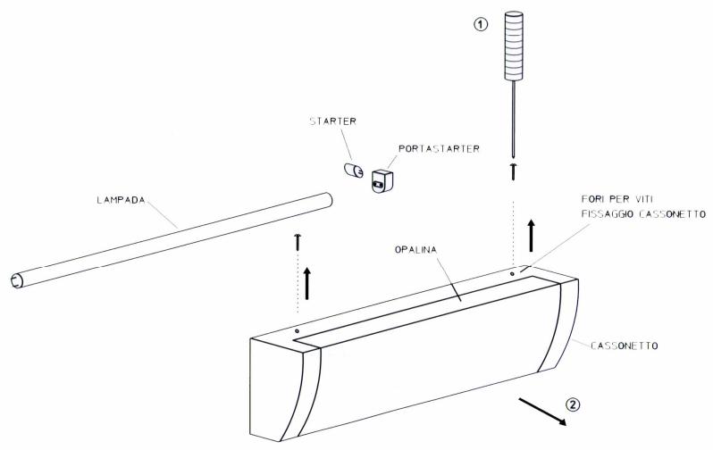 WHIRLPOOL AGB 781/WP  - INSTRUCTION FOR USE - B) CANOPY LAMP - 1