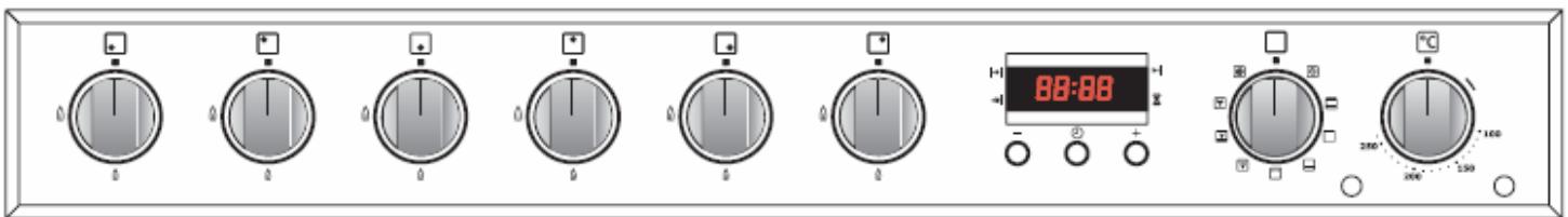 ARTHUR MARTIN EKP10760X - Le bandeau de commande - 1