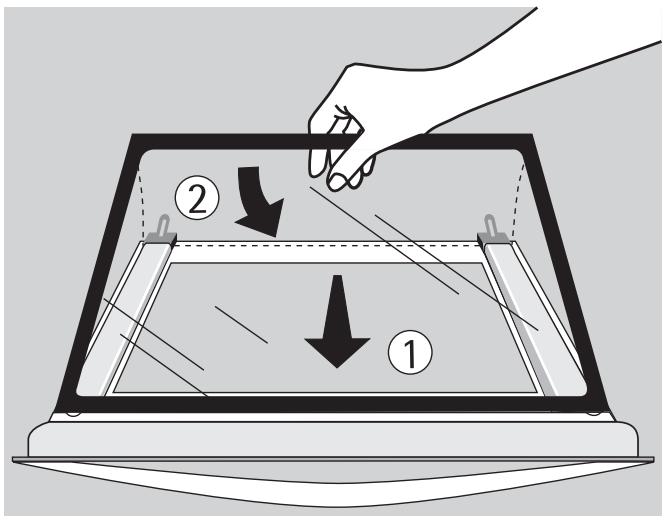 ARTHUR MARTIN FE6422 - Remetre en place la vitre supérieure - 1