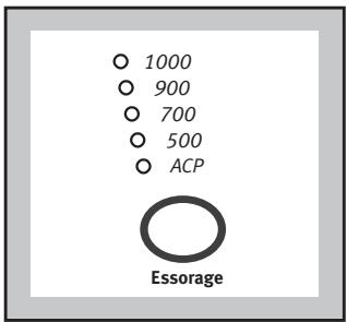 ARTHUR MARTIN PERFECTION - Choix de la vitesse d'essorage ou de l'options ACP (arrêt cuve pleine) - 1