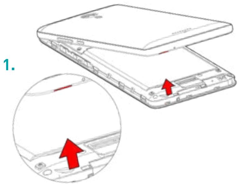 WIKO JERRY 2 - - Inserting the SIM cards - 1
