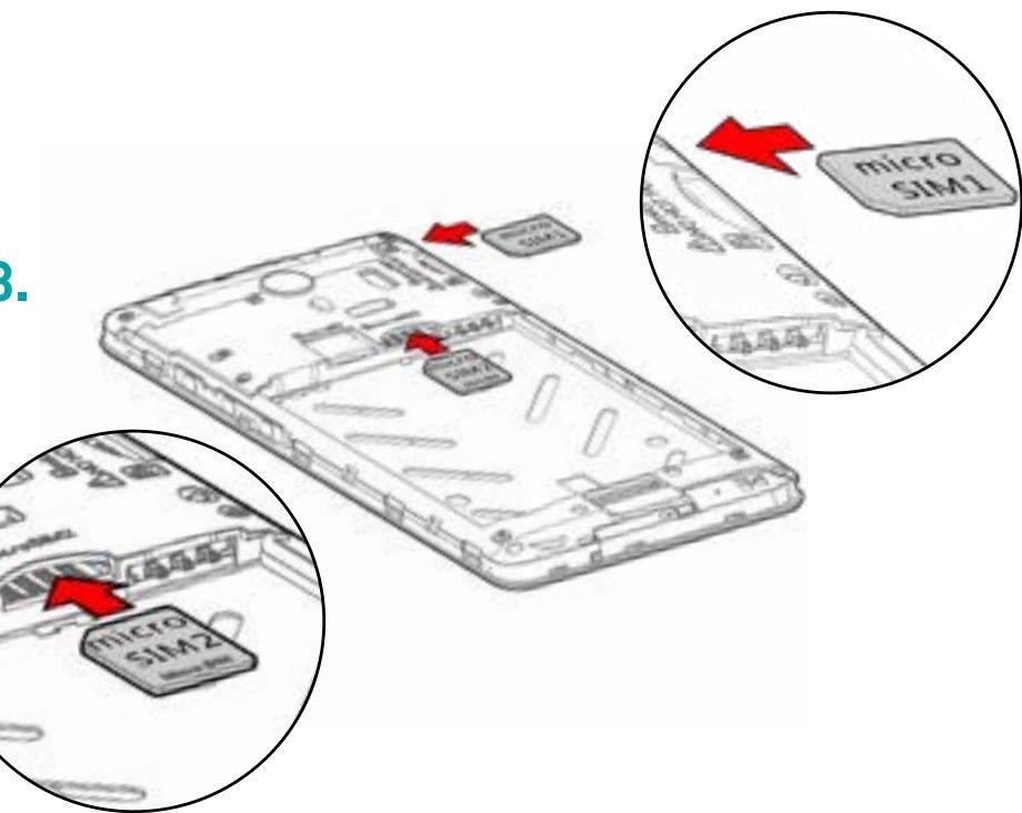 WIKO JERRY 2 - ~Instalowanie karty SIM - 3