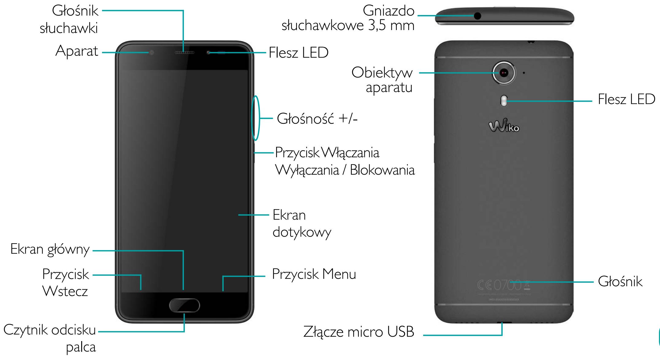 WIKO UFEEL PRIME - Opis Twojego Telefonu - 1