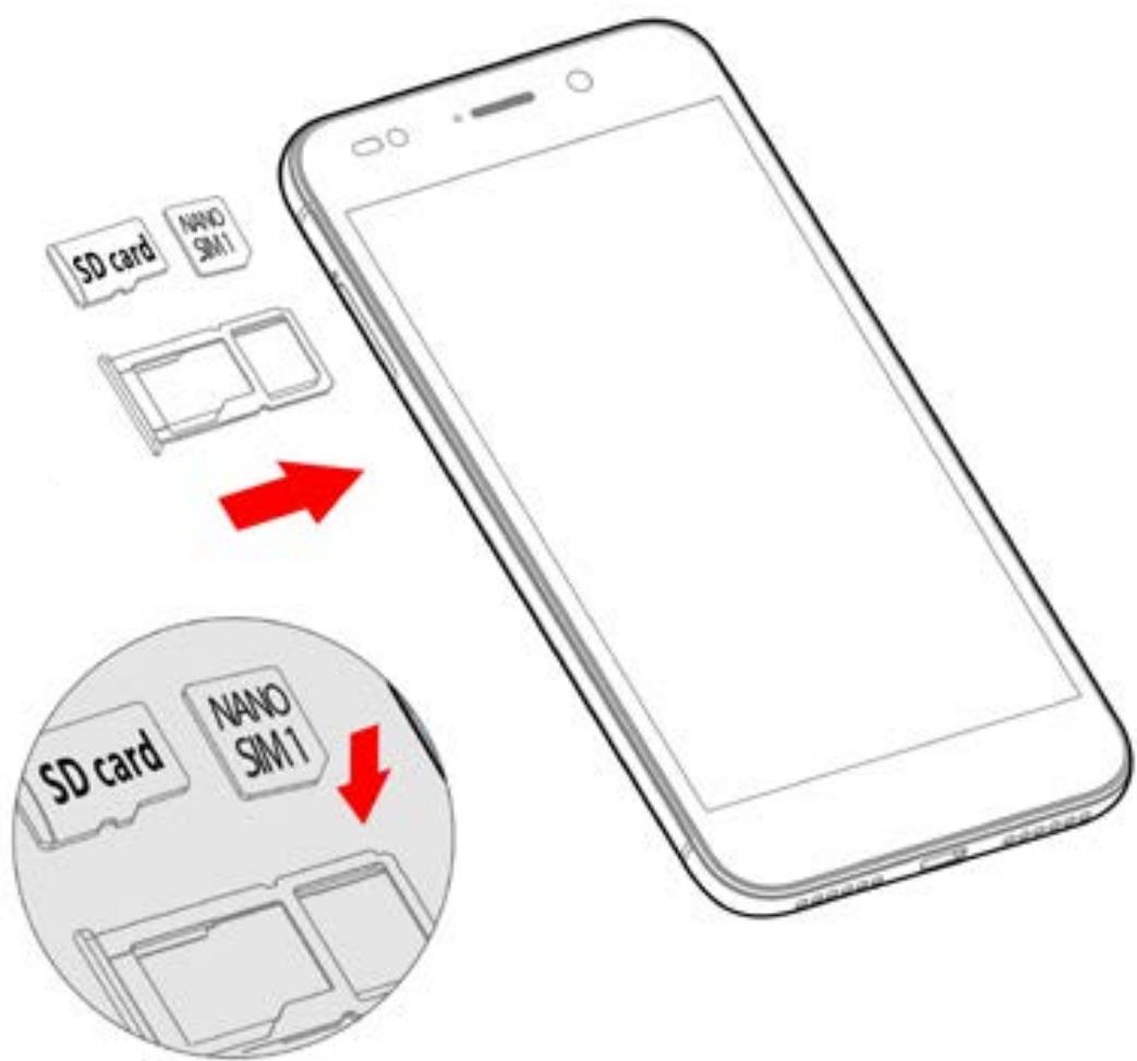 WIKO WIM LITE - ~ Installation de la carte mémoire - 1