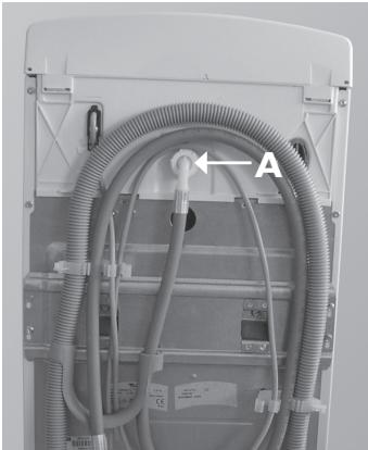 WHIRLPOOL AWE 8760 GG - Branchez le tuyau d'arrivée d'eau - 1
