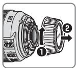 NIKON AF-S DX NIKKOR 18-300MM F/3.5-5.6G ED VR - ■ Componentele objectivului - 4