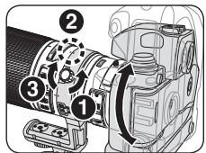 NIKON AI-S ZOOM-NIKKOR ED 200-400MM F/4 - Changing the camera position - 1