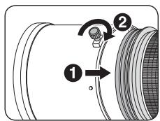 NIKON AI-S ZOOM-NIKKOR ED 200-400MM F/4 - Attaching the hood - 1