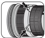 NIKON AI-S ZOOM-NIKKOR ED 200-400MM F/4 - ■对焦操作选择开关和对焦操作按钮(请参阅第165页查看适用照相机。) - 2