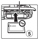 NIKON COOLPIX A100 - Insertion de l'accumulateur et de la carte mémoire - 3