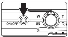 NIKON COOLPIX A100 - Mise sous tension de l'appareil photo et réglage de la langue, de la date et de l'heure - 1
