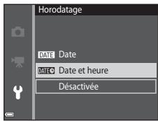 NIKON COOLPIX A100 - Sélectionnez un réglage et appuyez sur la commande OK. - 2