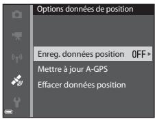 NIKON COOLPIX AW120 - Activation des fonctions des données de position - 1