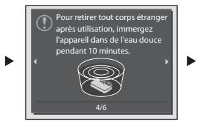 NIKON COOLPIX AW120 - Messages relatifs à létanchéité - 4