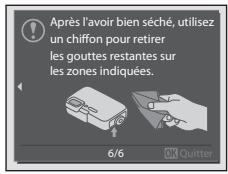 NIKON COOLPIX AW120 - Messages relatifs à létanchéité - 6
