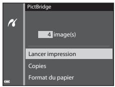 NIKON COOLPIX AW120 - Sélectionnez Lancer impression, puis appuyez sur OK. - 1
