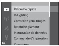 NIKON COOLPIX AW120 - Fonctions pouvant être régées à l'aide de la commande MENU (Menu Visualisation) - 3