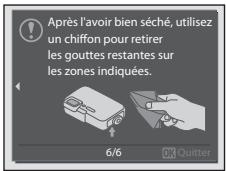 NIKON COOLPIX AW120 - Àprouvá avoir lu le message illustré à droite, appuyez sur OK. - 1
