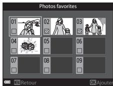 NIKON COOLPIX AW120 - Ajout d'images dans des albums - 2