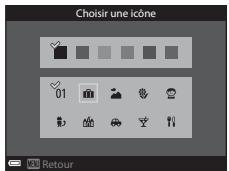 NIKON COOLPIX AW120 - Modification de l'icone de l'album des photos favorites - 4