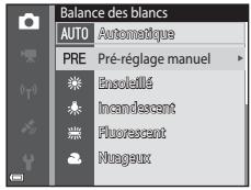 NIKON COOLPIX AW130 - Utilisation de l'option Pré-réglage manuel - 1