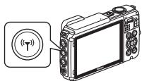 NIKON COOLPIX AW130 - Appuyez sur la commande (^) (Wi-Fi) de l'appareil photo. - 1