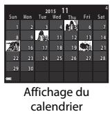 NIKON COOLPIX AW130 - Visualisation par planche d'imagettes/ affichage du calendrier - 3