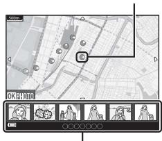 NIKON COOLPIX AW130 - Affichage de la position de prise de vue (mode de visualisation) - 1