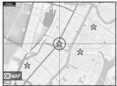 NIKON COOLPIX AW130 - Opérations exécutables sur la carte des positions enregistrées - 1